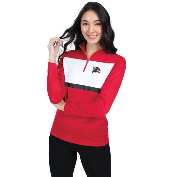 Ladies Prism Bold 1/4 Zip Pullover Thumbnail
